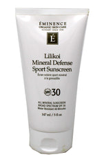 Eminence Lilikoi Mineral Defense Sport SPF 30 bottle for outdoor protection
