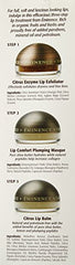 Eminence Lip Trio jar closeup shows nourishing balms for lips.