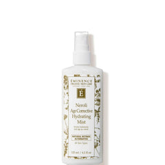 Eminence Neroli Hydrating Mist spray application for on-the-go refreshment.