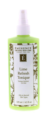 Eeminence Refresh Tonique Lime bottle showing refreshing toning for balanced skin.