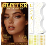 EMOME 30PCS glitter freckles set for festival makeup and fashion