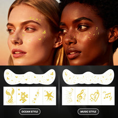 EMOME face gems lemon yellow sheets provide bright sparkle