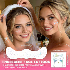 EMOME transparent face gems sheet for quick, subtle embellishments