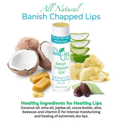 Emu Joy natural ingredients with coconut oil and beeswax create a protective barrier.