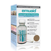 Emuaid Overnight Acne Treatment bottle front view for clearer skin support.