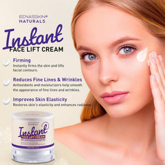 Enaskin Naturals Instant Face Tightener application spread for even coverage