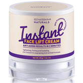 Enaskin Naturals Instant Face Tightener bottle closeup shows quick lift benefit