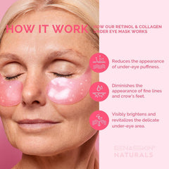 Enaskin Naturals niacinamide eye pads for brighter-looking under-eyes.