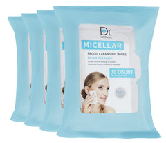 Enchante Dr. Wellness gentle cleansing wipes pack front for easy daily skincare