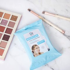 Enchante Dr. Wellness micellar-infused wipes close-up for refreshing cleanse and makeup removal
