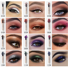 Enfuntins Eyeshadow Stick rotate design with built-in smudger for blending.