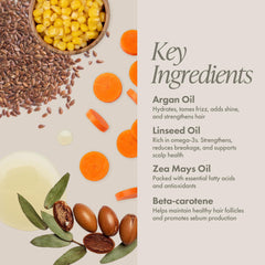 Enjoy Hair & Skin Treatment Oil hand application delivering silky manageability.