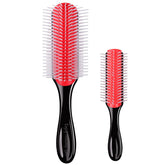 Enjoy Holiday 1981 two-piece hair brush set defines curls and reduces frizz.