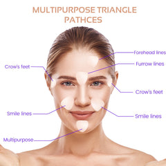ENROSLU eye-mouth-forehead patches target fine lines for smoother look.