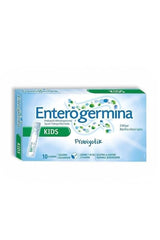 Enterogermina Kids 20 vials front view for convenient daily digestive support.
