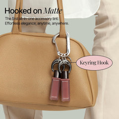 Entropy Make Up Charm Tint Velvet texture close-up highlights hydrating finish.