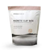 Enviromedica Magnetic Bentonite Clay Bath powder dissolves cleanly for purifying, balanced skin during a bath.