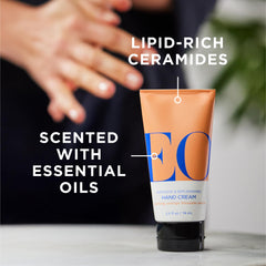 Close-up of creamy texture showing fast-absorbing formula on skin.