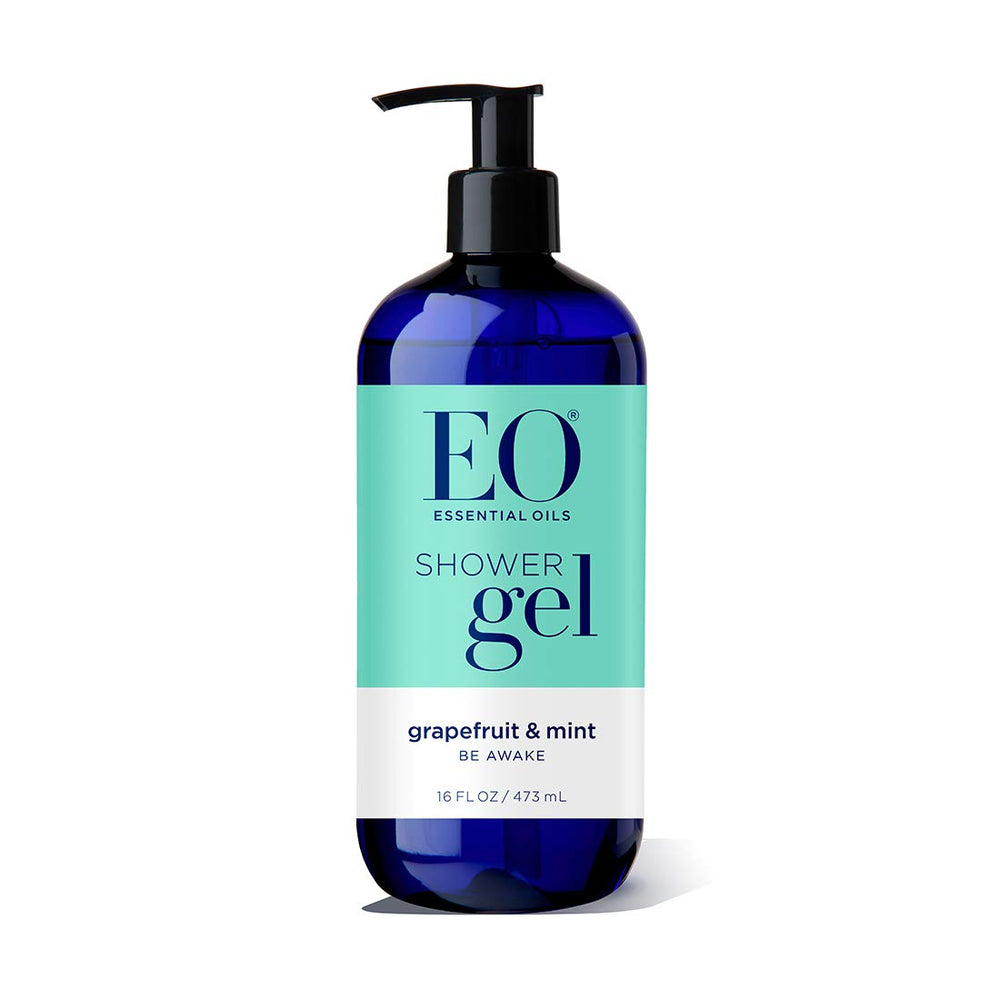 EO Shower Gel Grapefruit Mint bottle front view showing refreshing fragrance for daily showers