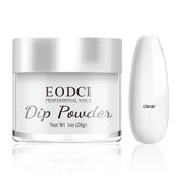 eodci dip powder clear 1oz bottle for a crystal-clear manicure