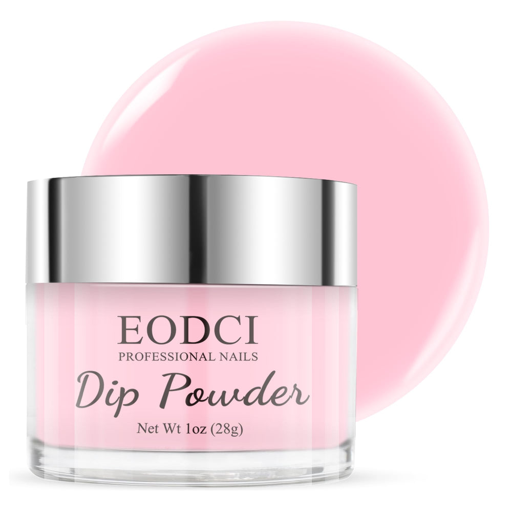EODCI pink dip powder 1oz bottle for long-lasting manicure