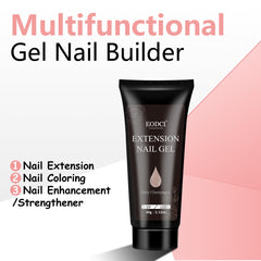 eodci Poly gel builder applying on nails for extensions