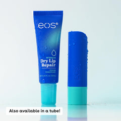 eos Hero Lip Repair strawberry extract label emphasizes natural flavor.