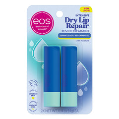 eos Hero Lip Repair twin-pack front view shows ready-to-use hydration.