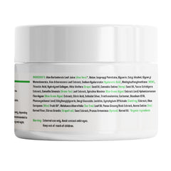 Epic Organicum Aloe Vera Moisturizing Cream being absorbed into skin for lasting hydration