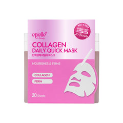 Epielle collagen face masks 20-pack packshot for quick anti-aging refresh