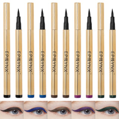 EPILYNX liquid eyeliner packaging shows a sleek 5-shade gift set for gifting