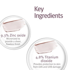 Epionce Daily Shield tinted SPF 50 applied on cheek for sheer tint
