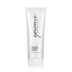 Epionce Renewal Calming Cream jar showing soothing facial moisturizer for dry skin