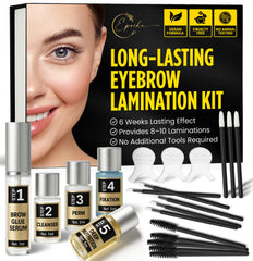 epocha brow lamination kit steps guide enables a polished at-home routine.