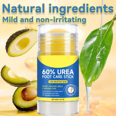 Eqimznv 60% Urea Cream Stick swatch demonstrates fast absorption with no sticky residue.