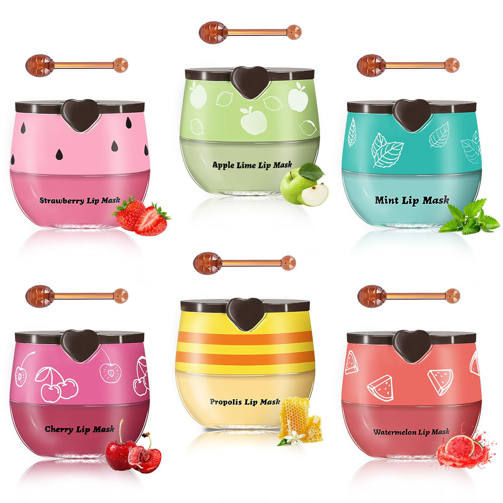 Eqimznv bee lip balm honey pot front view with rich hydration