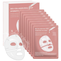Eqimznv collagen mask overnight hydration for plump, soft skin.