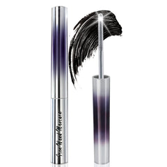 Eqimznv Iron Wand Mascara brush close-up showing precise curl definition.