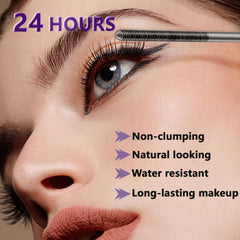 Eqimznv Iron Wand Mascara washable metal wand for easy cleaning.