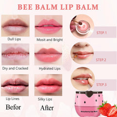 Eqimznv portable bee pot packaging ideal for travel touch-ups