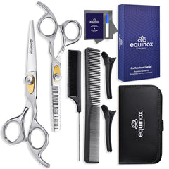 Equinox International Pro hair scissors cutting for precise, salon-ready results