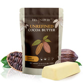 Era of Nature Cocoa Butter Raw in a resealable pouch for deep skin hydration