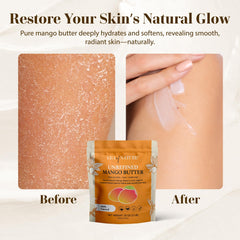 era of nature mango butter for hair conditioning delivers gentle conditioning and shine.