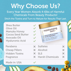 Packaging box highlights USA-made production and cruelty-free principles.