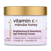 Era Organics Advanced Vitamin C Face Cream jar with rich hydration and brightening potential.