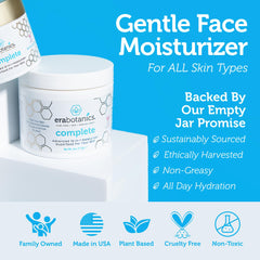 Era Organics Face Moisturizer manuka honey ingredient emphasizing nourishing botanicals