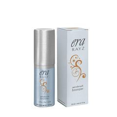 ERA Rayz bronzer spray 360° application for seamless coverage.
