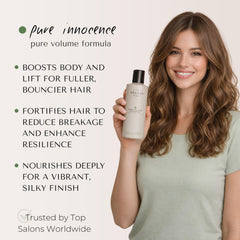 ERA TUA Pure Innocence Volume Shampoo rich lather ready for cleansing