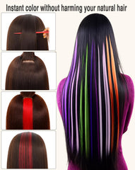 Eravauly 12-piece clip-in set offers full coverage or subtle highlights.