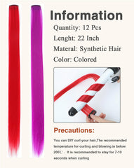 Eravauly heat-friendly synthetic fibers allow light curling and natural blending.